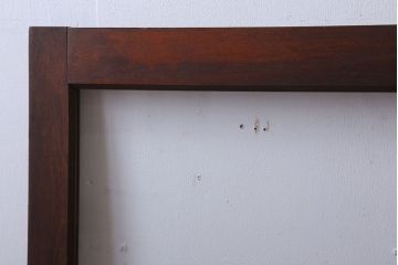 和製アンティーク　古い木のフィックス窓(ガラス戸・明り取り)(2)