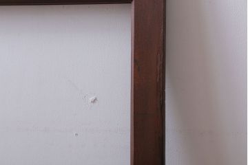 和製アンティーク　古い木のフィックス窓(ガラス戸・明り取り)(2)