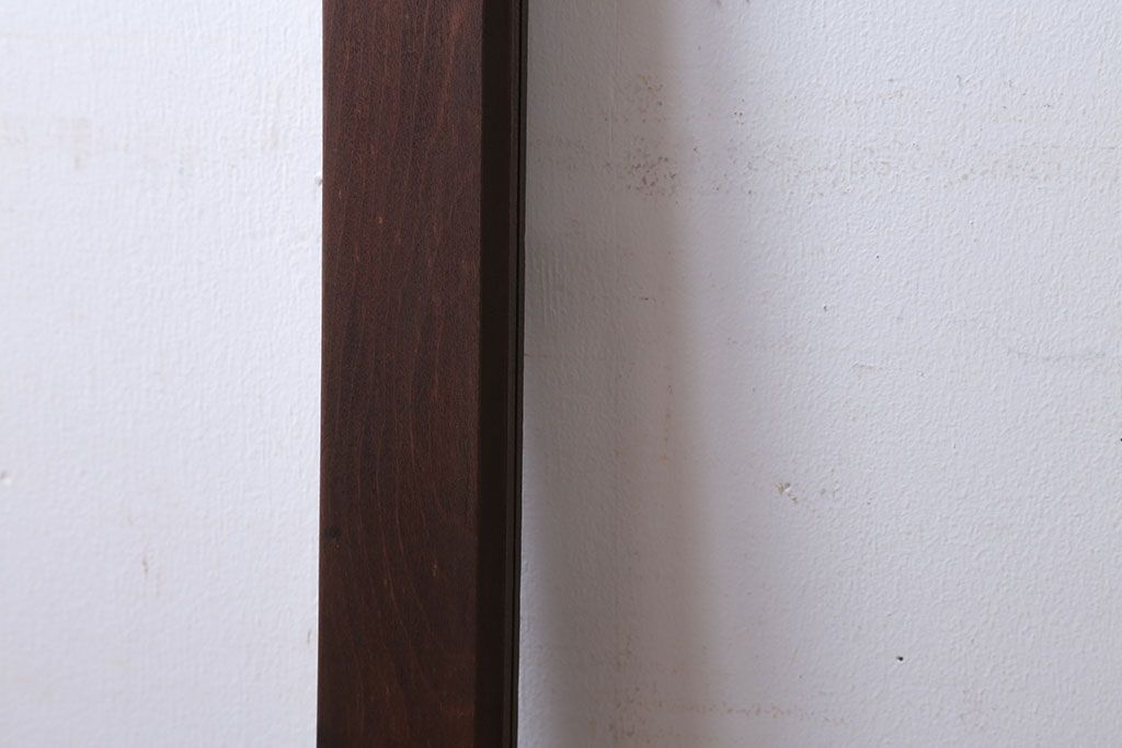 和製アンティーク　古い木のフィックス窓(ガラス戸・明り取り)(2)