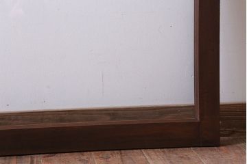 和製アンティーク　古い木のフィックス窓(ガラス戸・明り取り)(2)