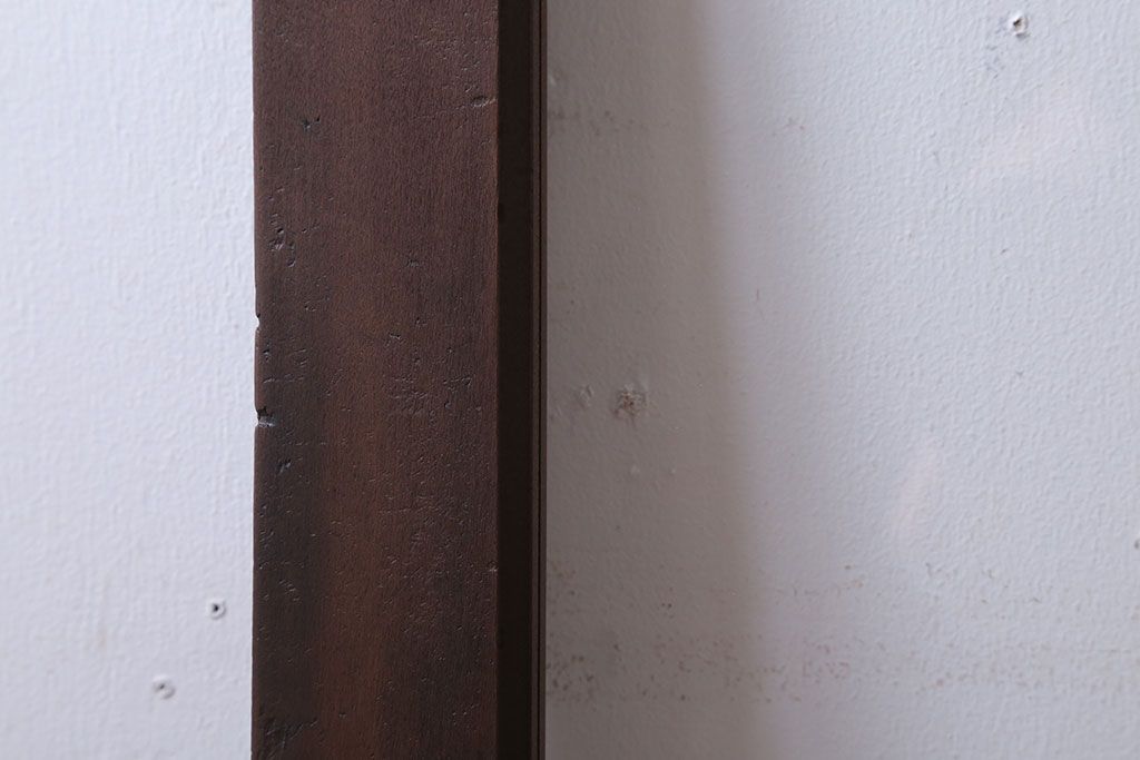 和製アンティーク　古い木のフィックス窓(ガラス戸・明り取り)(2)