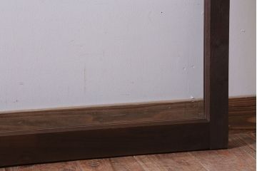 和製アンティーク　古い木のフィックス窓(ガラス戸・明り取り)(2)