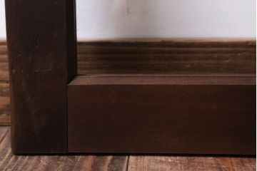 和製アンティーク　古い木のフィックス窓(ガラス戸・明り取り)(2)