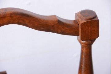 アンティーク家具　イギリスアンティーク　ウォールナット材の折り畳み式ケーキスタンド(2)