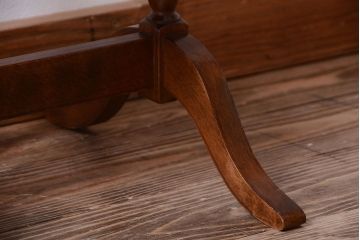 アンティーク家具　イギリスアンティーク　ウォールナット材の折り畳み式ケーキスタンド(2)