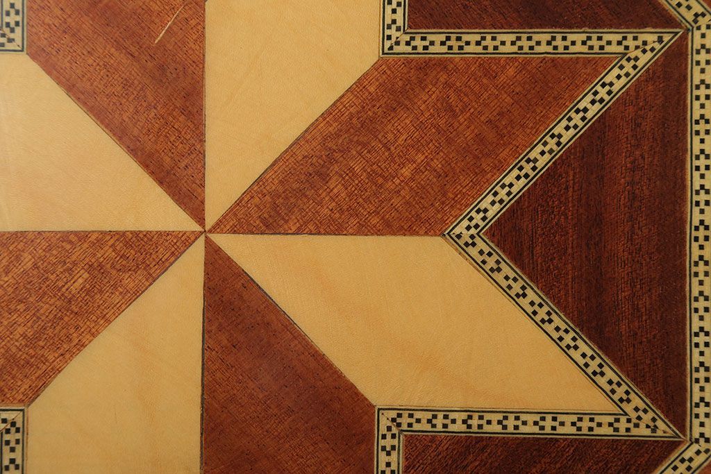 アンティーク雑貨　中古　アジアンテイスト　小物収納付き!サイドテーブル