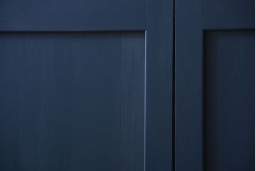 アンティーク　レトロでかわいいペイントガラス戸2枚セット