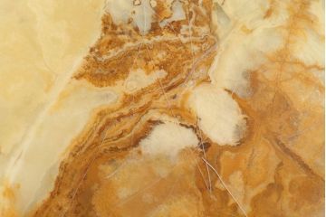 中古　イタリア製　大理石天板のサイドテーブル(オニキス)