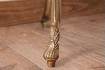 中古　イタリア製　大理石天板のサイドテーブル(オニキス)