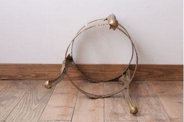 中古　イタリア製　大理石天板のサイドテーブル(オニキス)