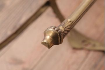 中古　イタリア製　大理石天板のサイドテーブル(オニキス)