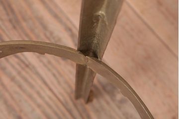 中古　イタリア製　大理石天板のサイドテーブル(オニキス)