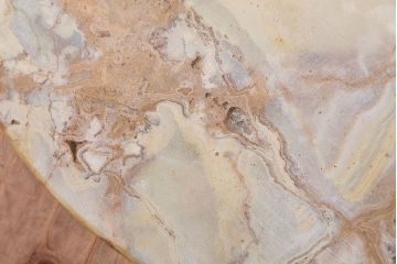 中古　イタリア製　大理石天板のサイドテーブル(オニキス)