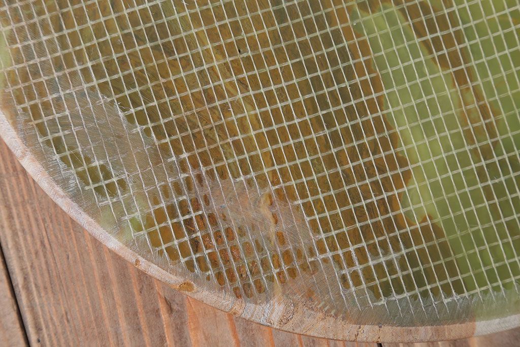 中古　イタリア製　大理石天板のサイドテーブル(オニキス)