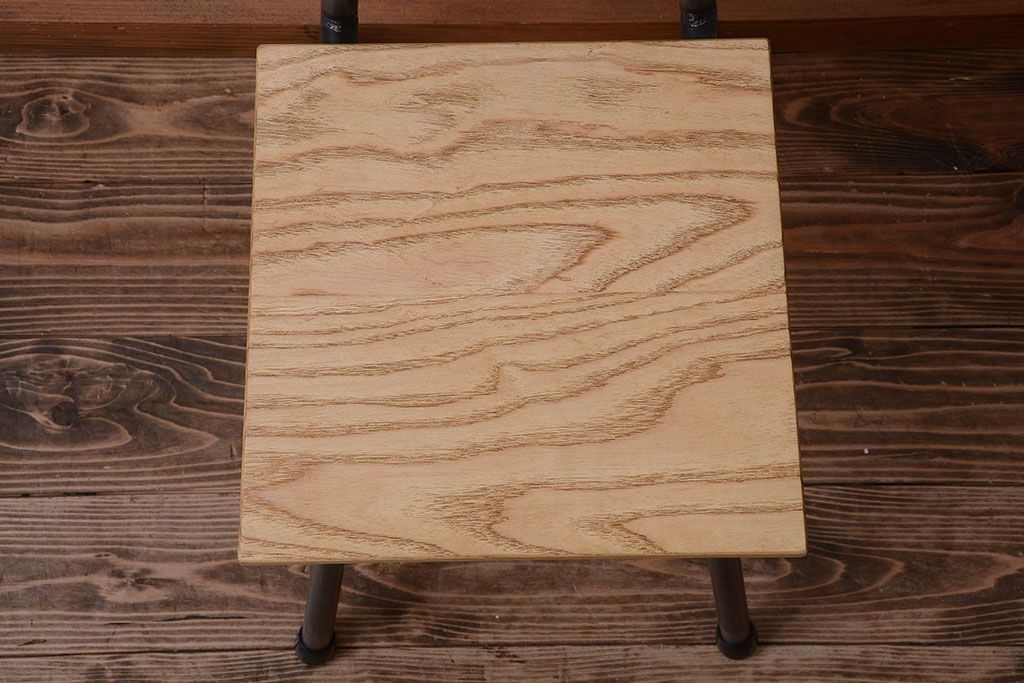 ラフジュ工房オリジナル　小ぶりなアイアンレッグチェア(1)