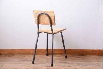 ラフジュ工房オリジナル　小ぶりなアイアンレッグチェア(1)