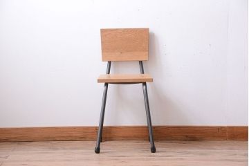 ラフジュ工房オリジナル　小ぶりなアイアンレッグチェア(2)
