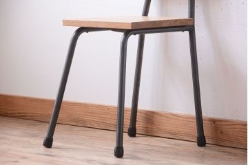 ラフジュ工房オリジナル　小ぶりなアイアンレッグチェア(2)