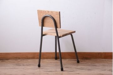 ラフジュ工房オリジナル　小ぶりなアイアンレッグチェア(2)
