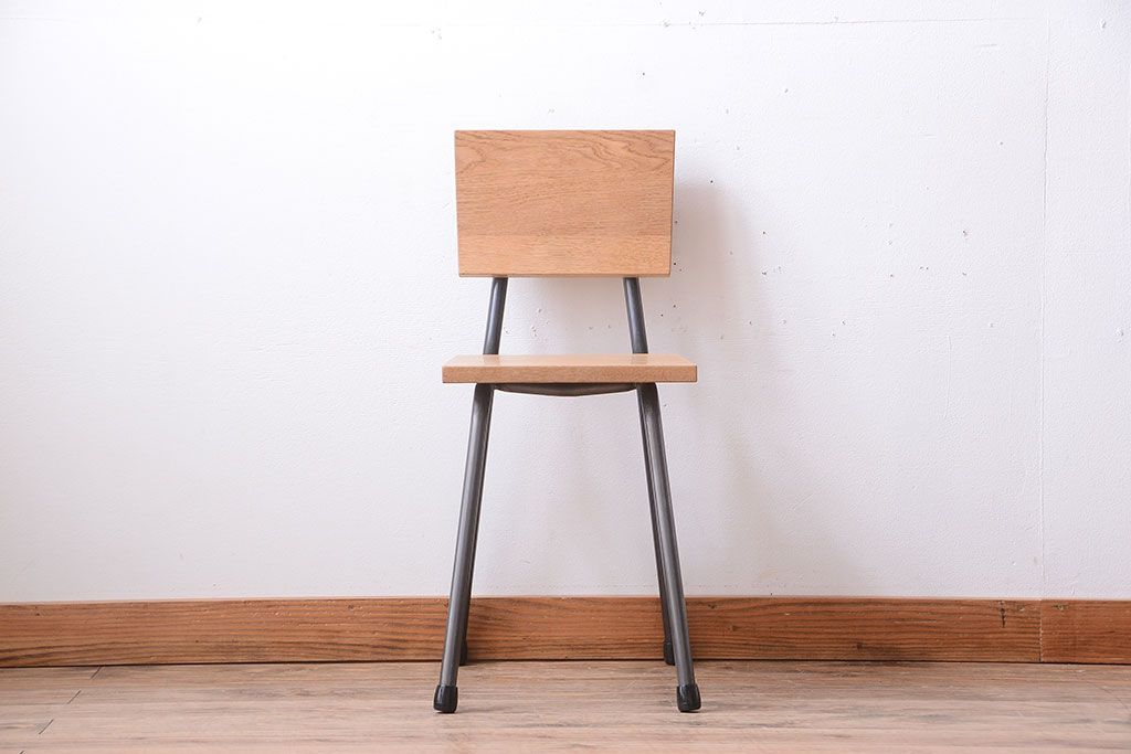 ラフジュ工房オリジナル　小ぶりなアイアンレッグチェア(3)