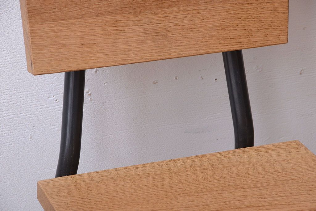 ラフジュ工房オリジナル　小ぶりなアイアンレッグチェア(3)