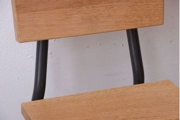 ラフジュ工房オリジナル　小ぶりなアイアンレッグチェア(3)