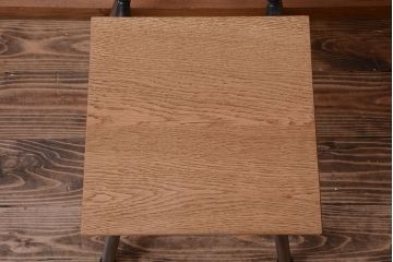 ラフジュ工房オリジナル　小ぶりなアイアンレッグチェア(3)