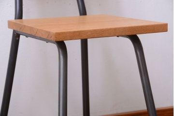 ラフジュ工房オリジナル　小ぶりなアイアンレッグチェア(3)