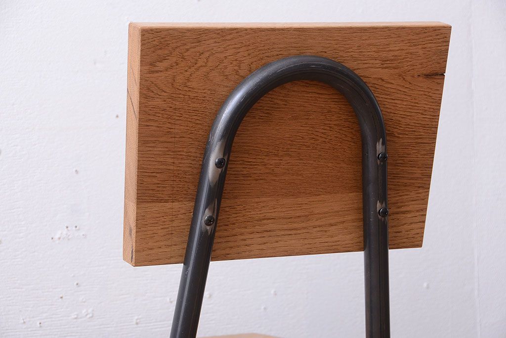 ラフジュ工房オリジナル　小ぶりなアイアンレッグチェア(3)