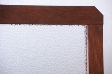昭和レトロ　ダイヤガラス入り!アンティークパーテーション(衝立て)