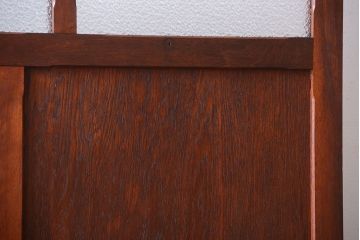 昭和レトロ　ダイヤガラス入り!アンティークパーテーション(衝立て)