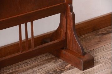 昭和レトロ　ダイヤガラス入り!アンティークパーテーション(衝立て)