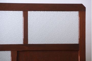昭和レトロ　ダイヤガラス入り!アンティークパーテーション(衝立て)