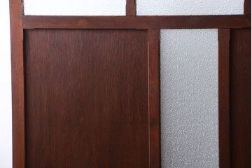 昭和レトロ　ダイヤガラス入り!アンティークパーテーション(衝立て)