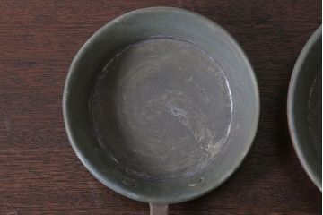 アンティーク雑貨　アンティーク　銅のフライパン大小2つセット