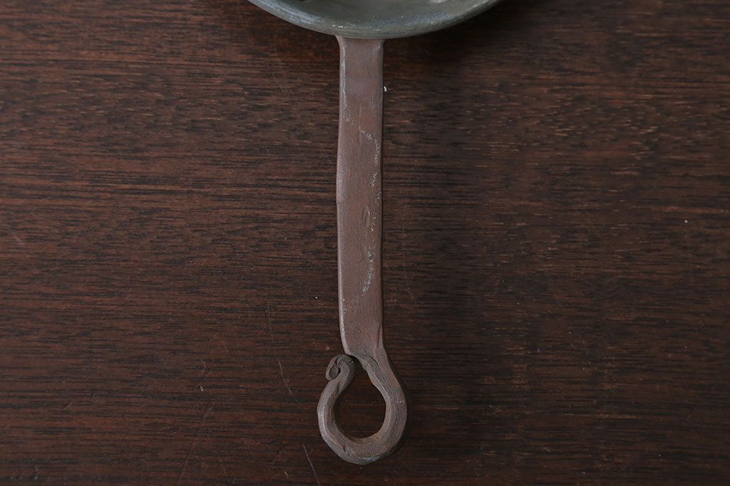 アンティーク雑貨　アンティーク　銅のフライパン大小2つセット