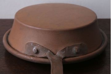 アンティーク雑貨　アンティーク　銅のフライパン大小2つセット