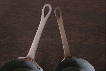 アンティーク雑貨　アンティーク　銅の片手鍋(なべ)6つセット
