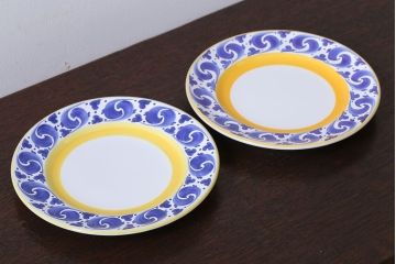 中古　ハンガリーHEREND(ヘレンド)　プレート2枚セット(洋食器)