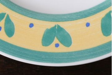 アンティーク雑貨　中古　イタリアPagnossin(パショシン)　プレート2枚セット(洋食器)