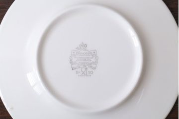 アンティーク雑貨　中古　イタリアPagnossin(パショシン)　プレート2枚セット(洋食器)