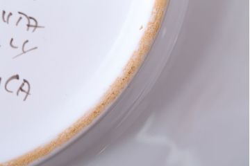 アンティーク雑貨　中古　イタリアSBERNA DERUTA(サブリナデルタ)　絵皿3枚セット(プレート)(洋食器)