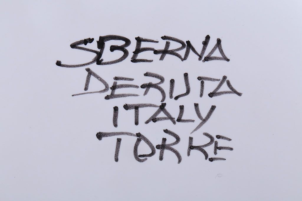 アンティーク雑貨　中古　イタリアSBERNA DERUTA(サブリナデルタ)　絵皿3枚セット(プレート)(洋食器)