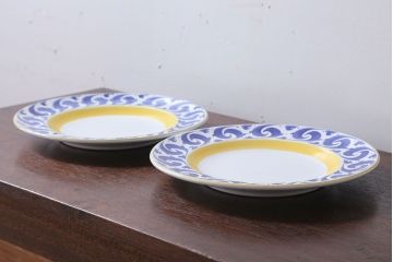 中古　ハンガリーHEREND(ヘレンド)　プレート2枚セット(洋食器)(2)