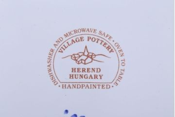 中古　ハンガリーHEREND(ヘレンド)　プレート2枚セット(洋食器)(2)