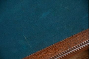 アンティーク家具　和製アンティーク　古い栓材の帳場机(簿記机・両袖机)(2)