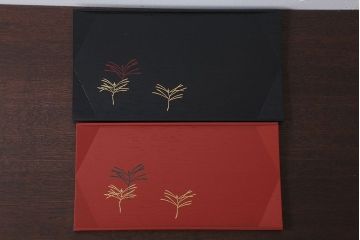 アンティーク雑貨　中古　象彦　松寿盆(菓子盆)　2枚セット(箱付)