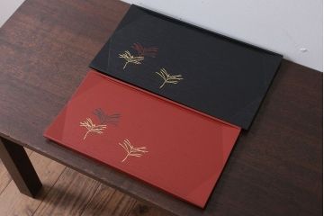 アンティーク雑貨　中古　象彦　松寿盆(菓子盆)　2枚セット(箱付)