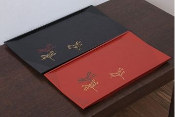 アンティーク雑貨　中古　象彦　松寿盆(菓子盆)　2枚セット(箱付)