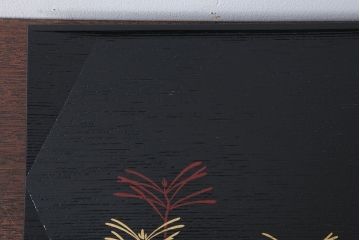 アンティーク雑貨　中古　象彦　松寿盆(菓子盆)　2枚セット(箱付)